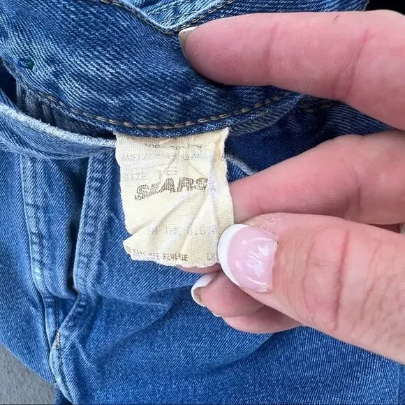 Epic 80s Mom Jean High Waist Rise Pleated V Yoke Bareback Sears - Picture 4 of 5